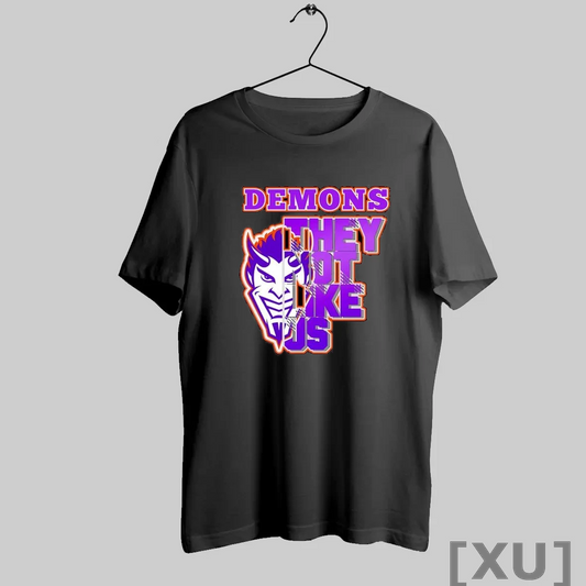 Premium Demons They Not Like Us Devil Mascot T Shirts
