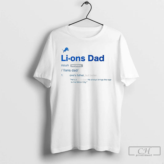 Premium Detroit Lions Dad Definition Ornaments T Shirts