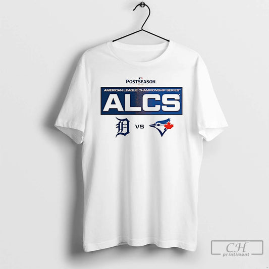 Premium Detroit Tigers Vs Toronto Blue Jays 2025 Alcs Matchup Batters Box T Shirts