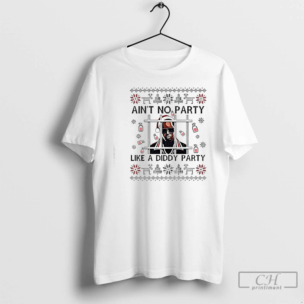 Premium Diddy Aint No Party Like A Diddy Party Merry Christmas T-Shirts, Hoodie, Sweatshirt | AU18TeeNovaLab.com