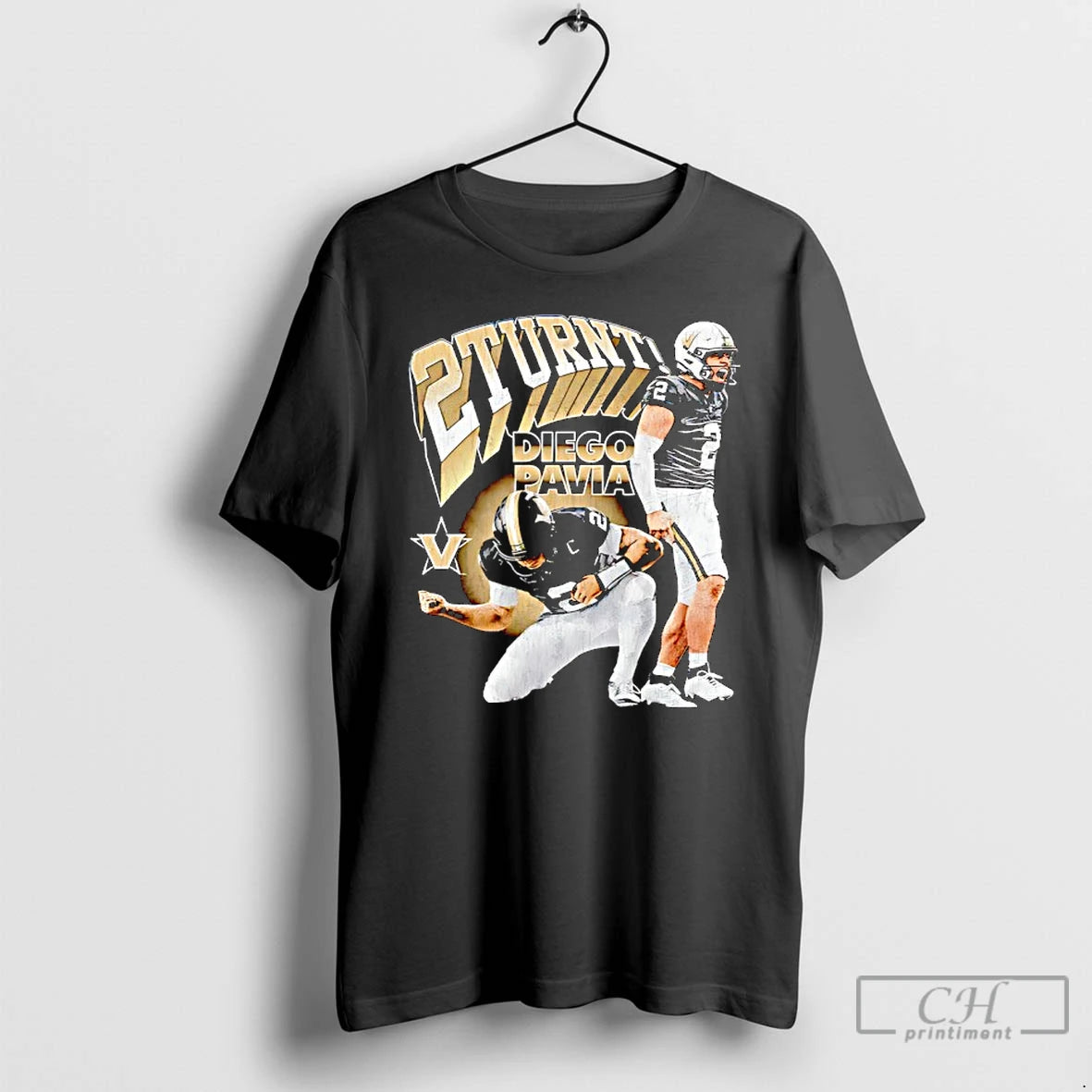 Premium Diego Pavia 2 Turnt Vanderbilt Commodores T-Shirts, Hoodie, Sweatshirt | AU18TeeNovaLab.com