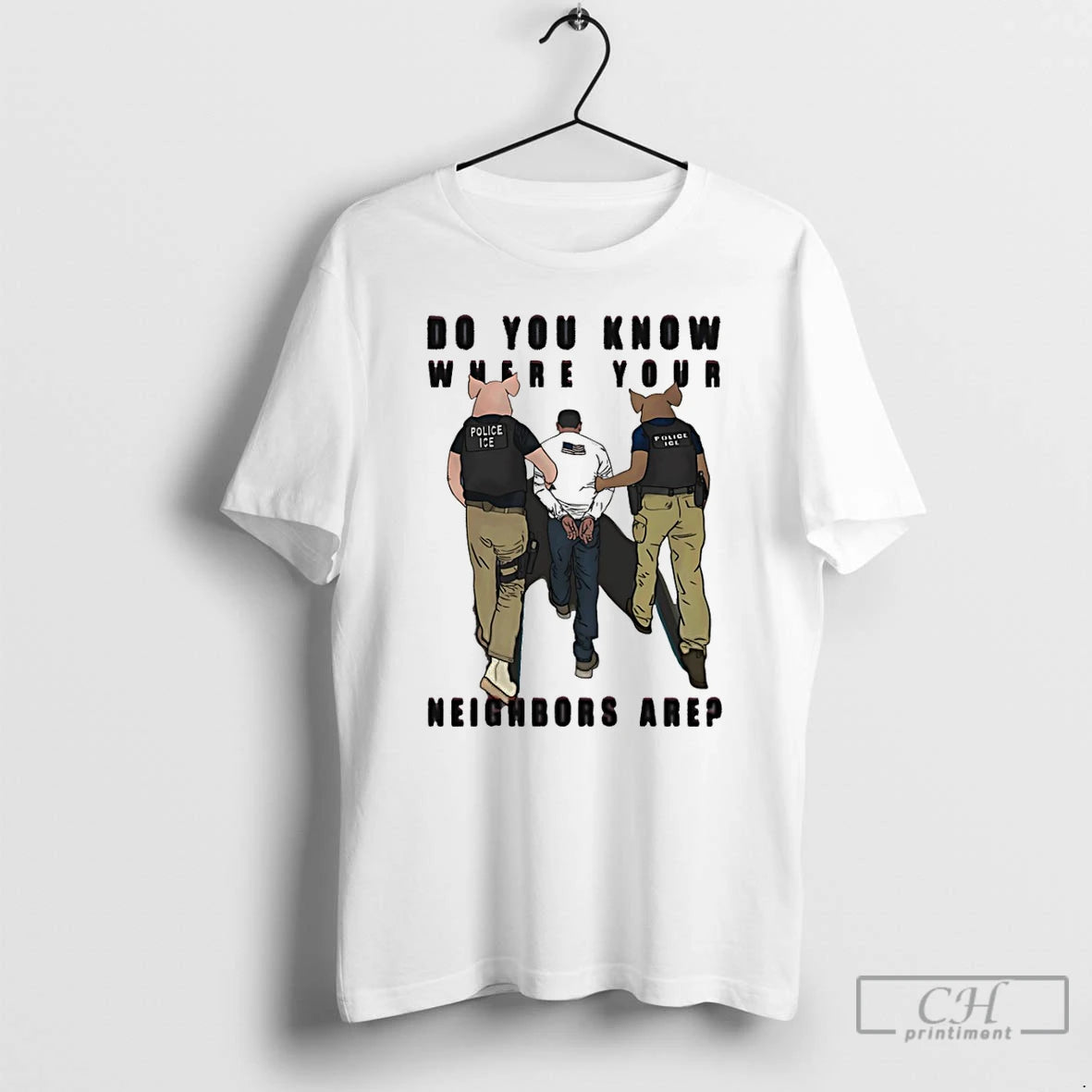 Premium Do You Know Where Your Neighbors Are Police Ice T-Shirts, Hoodie, Sweatshirt | AU18TeeNovaLab.com
