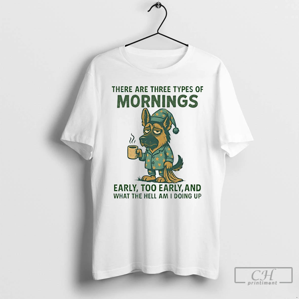 Premium Dog There Are Three Types Of Mornings T-Shirts, Hoodie, Sweatshirt | AU18TeeNovaLab.com
