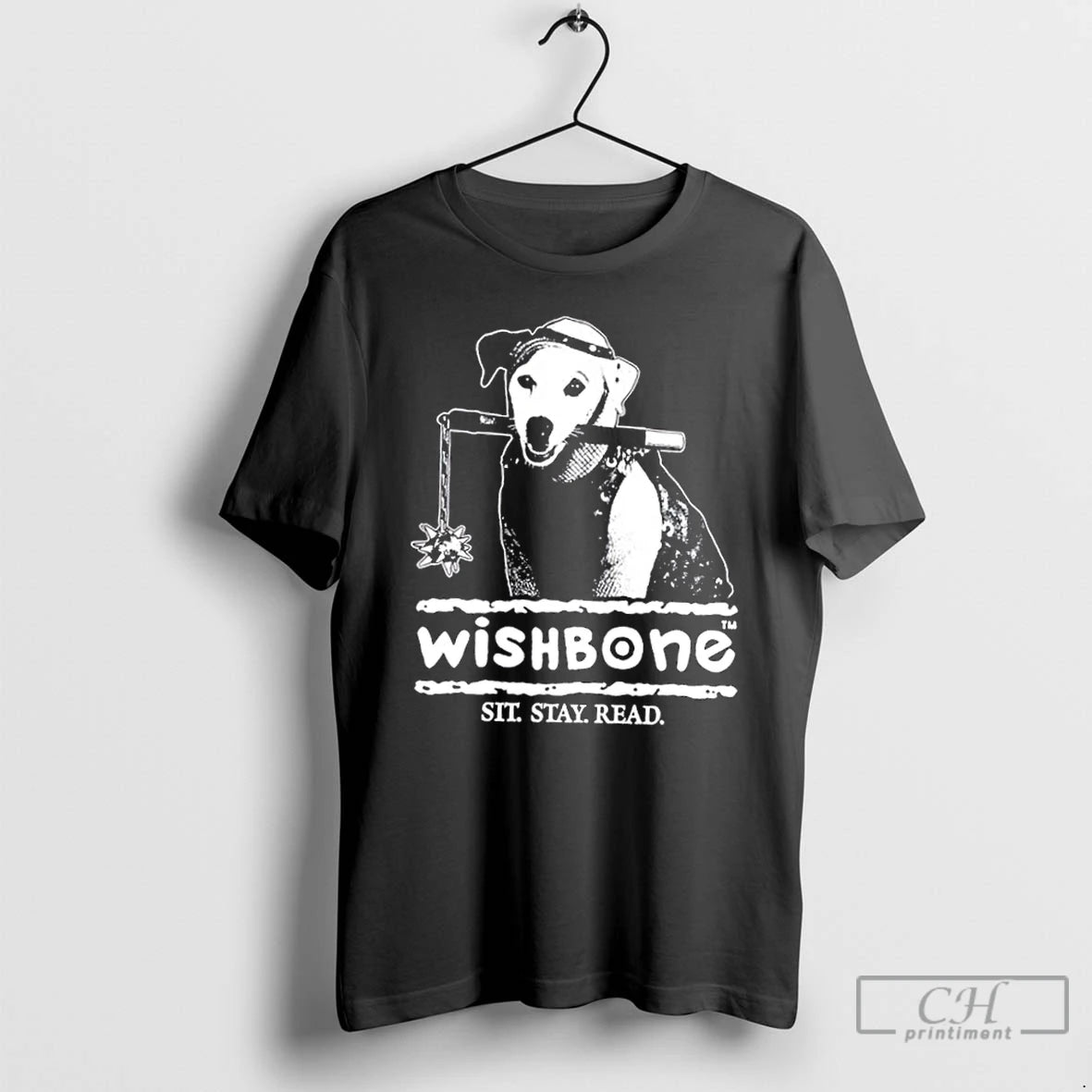 Premium Dog Wishbone Sit Stay Read T-Shirts, Hoodie, Sweatshirt | AU18TeeNovaLab.com