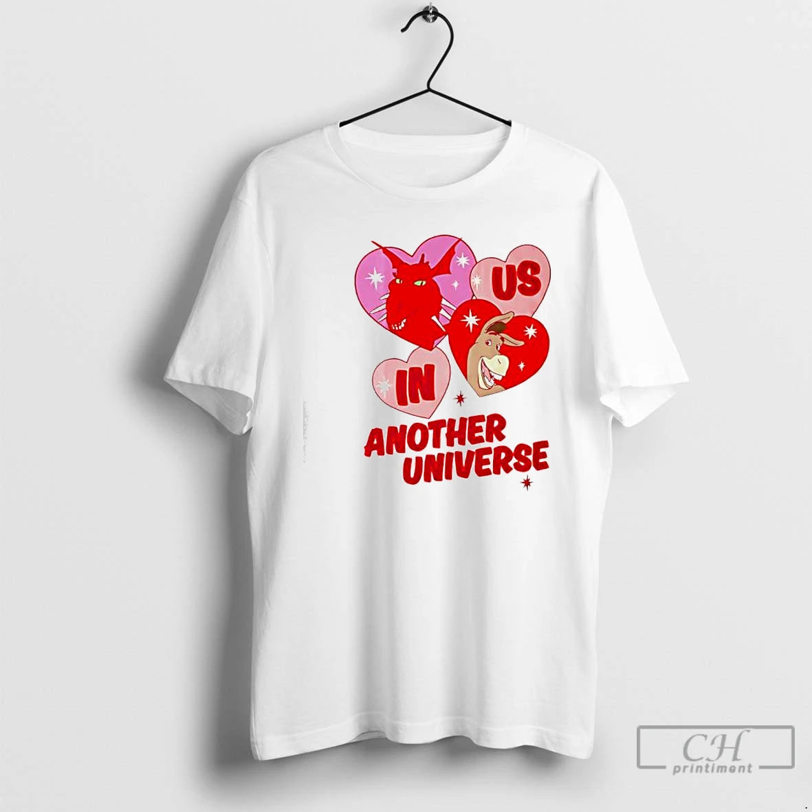 Premium Donkey Shrek Us In Another Universe T-Shirts, Hoodie, Sweatshirt | AU18TeeNovaLab.com
