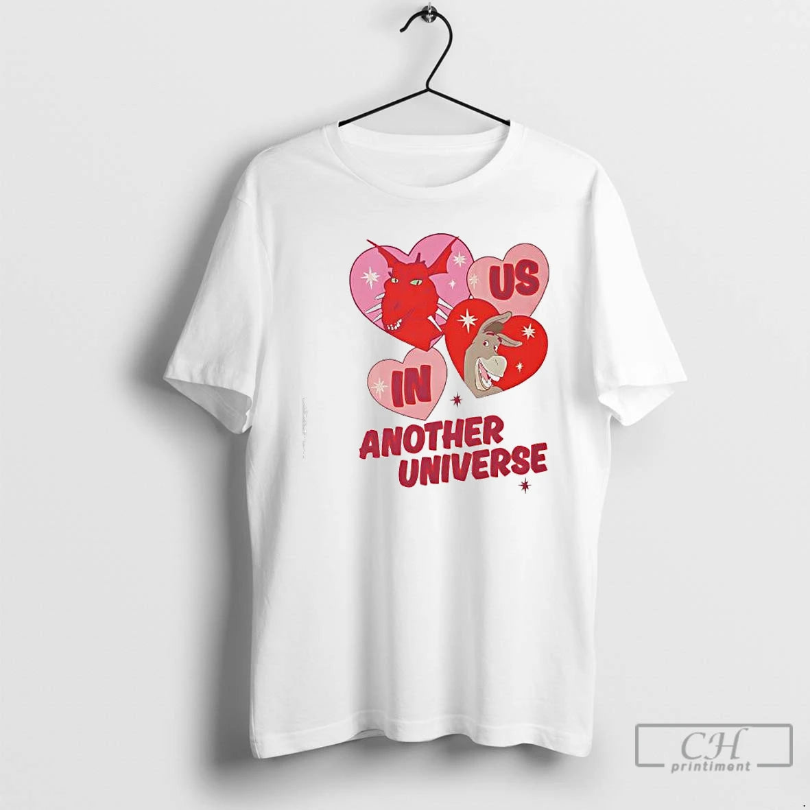 Premium Donkey And Shrek Us In Another Universe Graphic T-Shirts, Hoodie, Sweatshirt | AU18TeeNovaLab.com