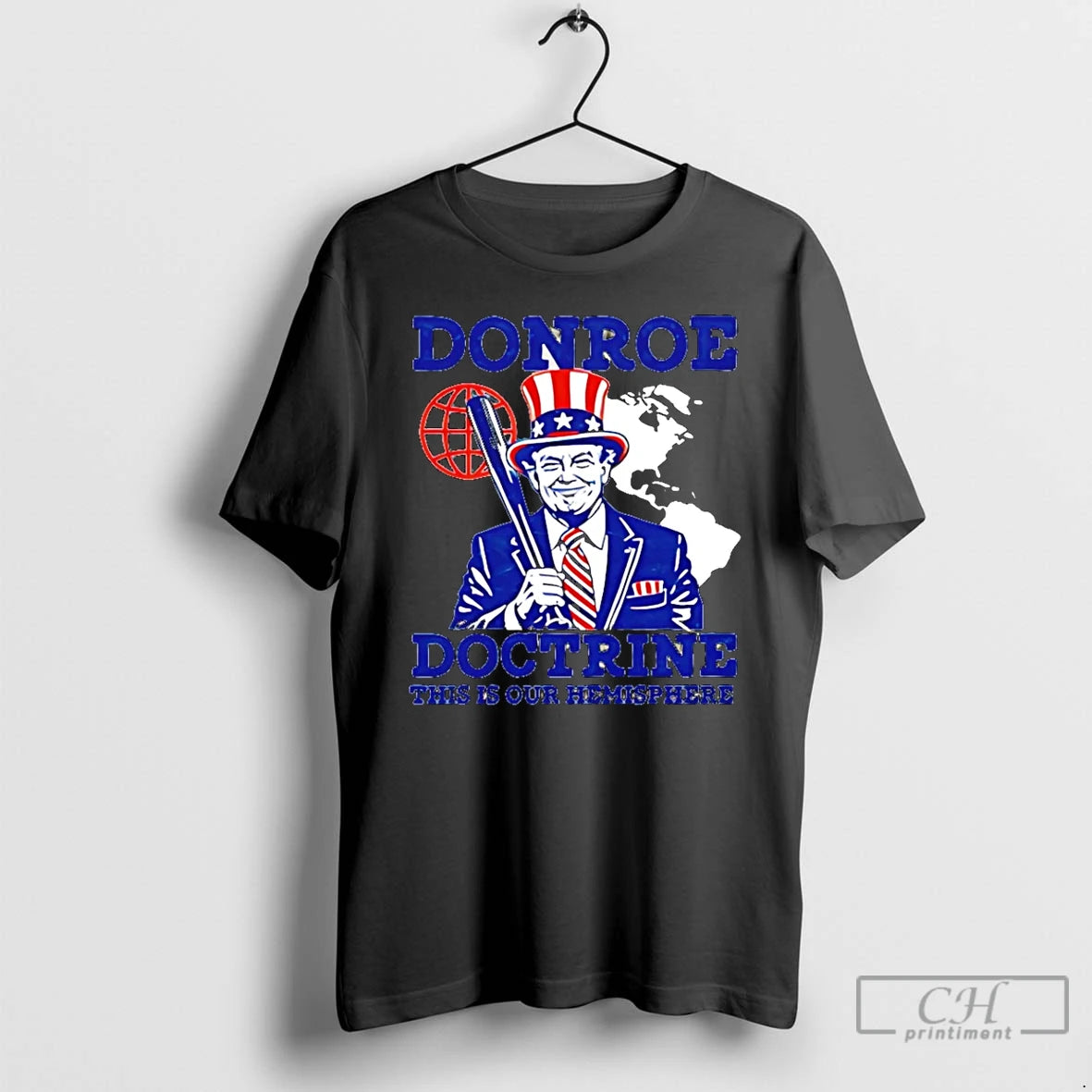 Premium Donroe Doctrine This Is Our Hemisphere Trump T-Shirts, Hoodie, Sweatshirt | AU18TeeNovaLab.com