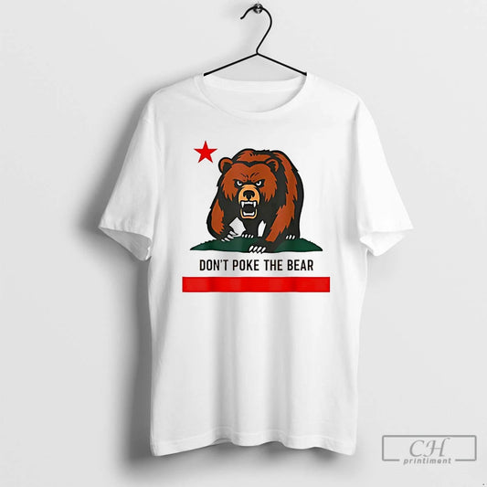 Premium Dont Poke The Bear California Gavin Newsom Gadsden Flag T-Shirts, Hoodie, Sweatshirt | AU18TeeNovaLab.com