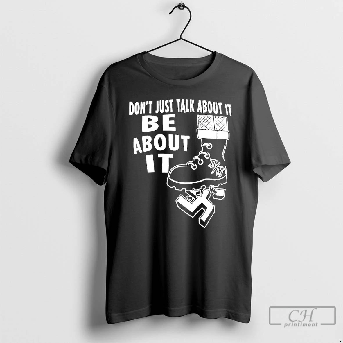 Premium Dr Martens Boot Dont Just Talk About It Be About It T Shirts Sweater Hoodie, Sweatshirt | AU18TeeNovaLab.com