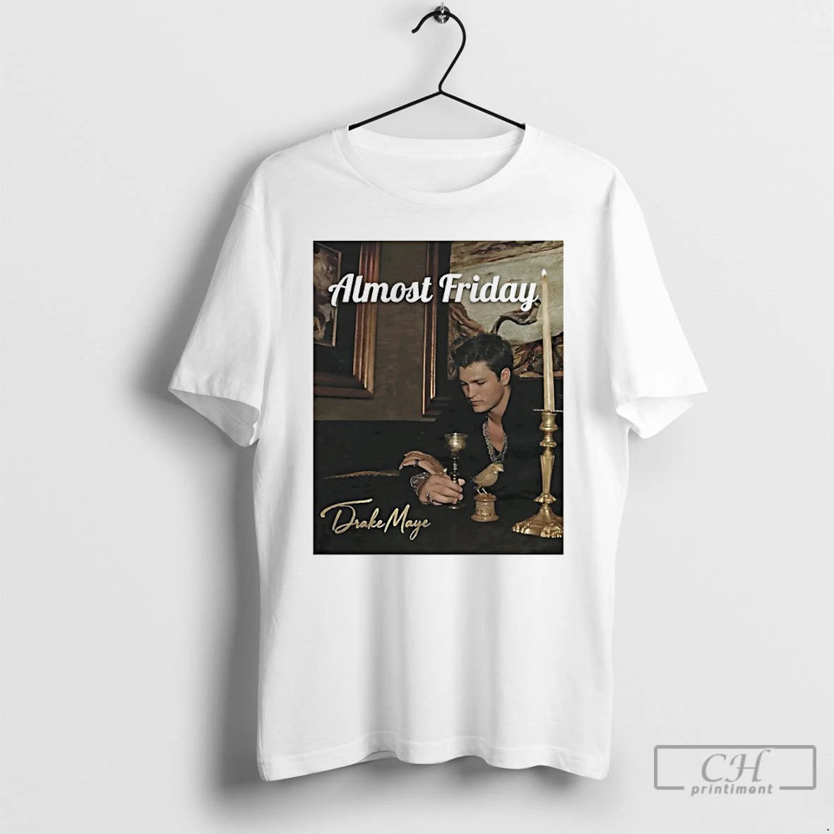 Premium Drake Maye Album Cover Almost Friday Photo T-Shirts, Hoodie, Sweatshirt | AU18TeeNovaLab.com