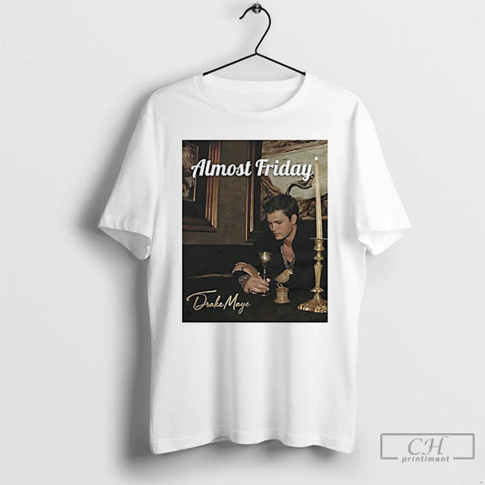 Premium Drake Maye Album Cover Almost Friday Photo T-Shirts, Hoodie, Sweatshirt | AU18TeeNovaLab.com