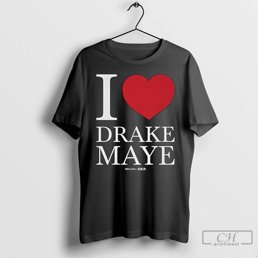 Premium Drake Maye New England I Heart T-Shirts, Hoodie, Sweatshirt | AU18TeeNovaLab.com