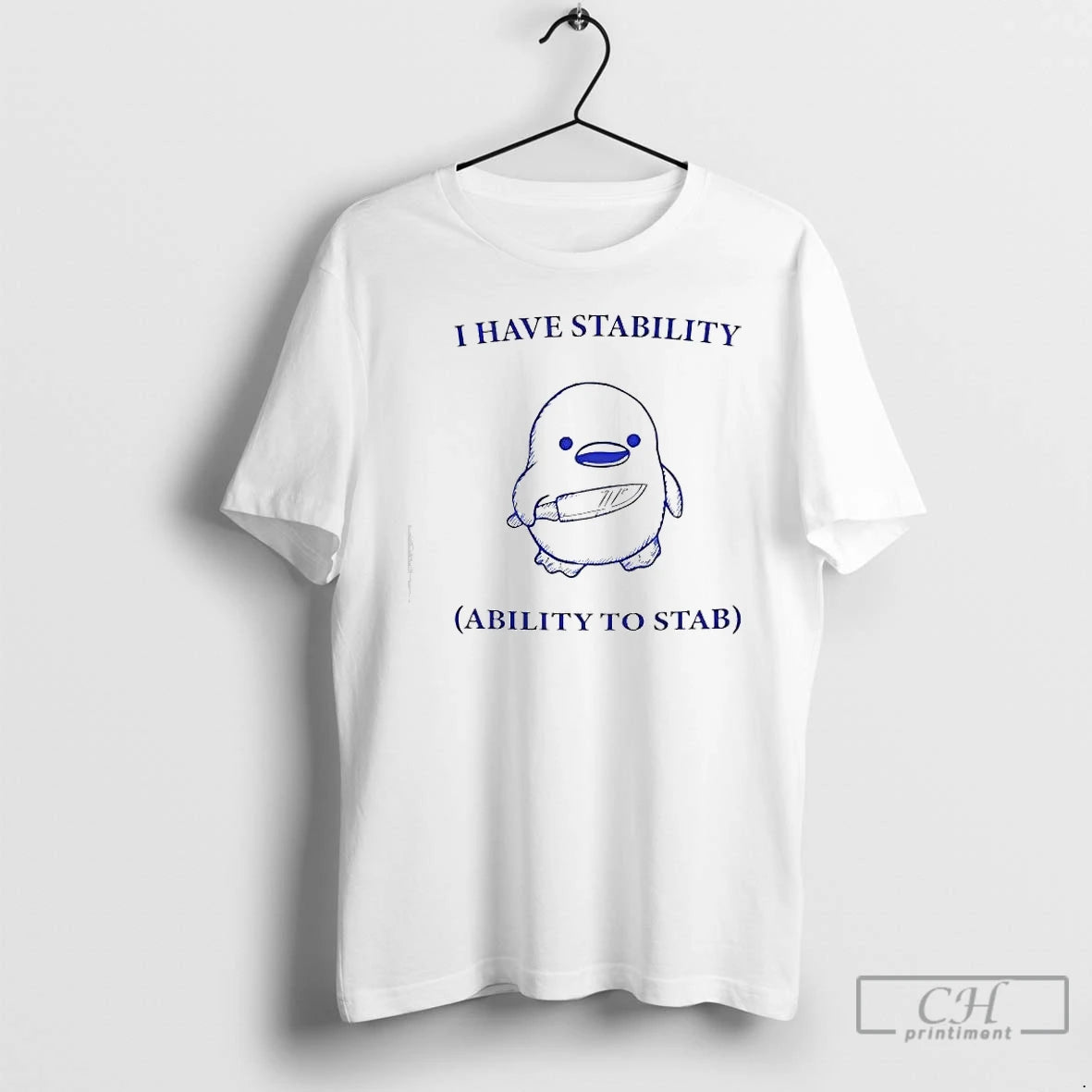 Premium Duck With Knife I Have Stability Ability To Stab T-Shirts, Hoodie, Sweatshirt | AU18TeeNovaLab.com