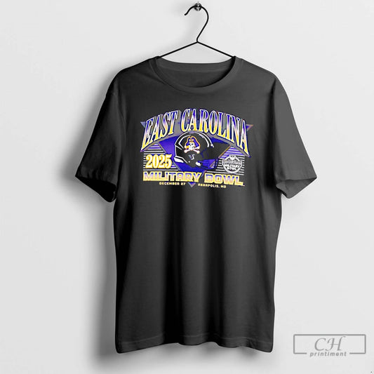 Premium East Carolina Ecu Football 2025 Military Bowl Helmet T-Shirts, Hoodie, Sweatshirt | AU18TeeNovaLab.com