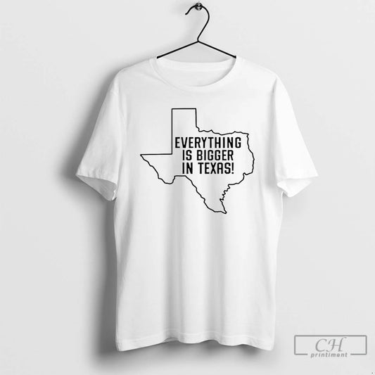 Everything Is Bigger In Texas Map