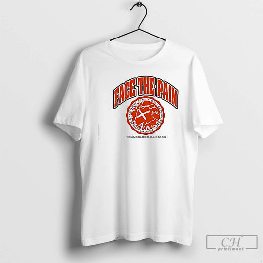 Premium Face The Pain Philly Dc Youngblood All Stars T-Shirts, Hoodie, Sweatshirt | AU18TeeNovaLab.com
