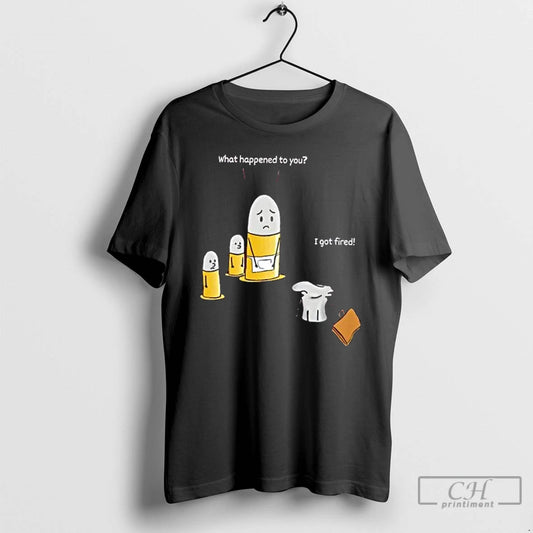 Premium Fired Bullet Pun Funny Gun Humor T-Shirts, Hoodie, Sweatshirt | AU18TeeNovaLab.com