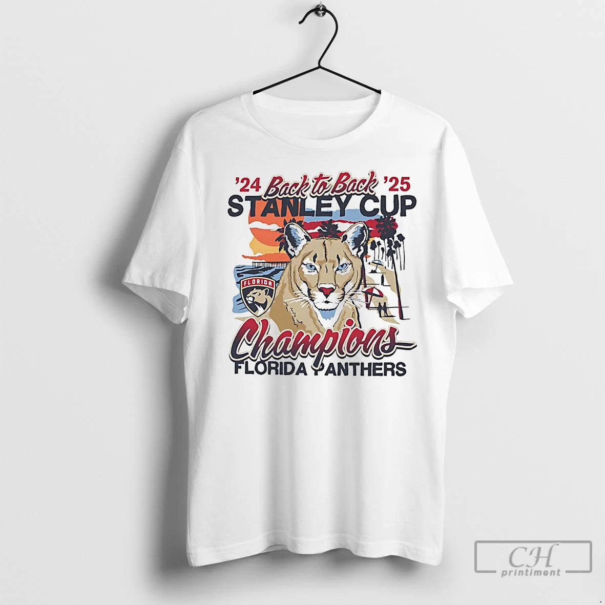 Premium Florida Panthers 2025 Stanley Cup Back To Back Champions