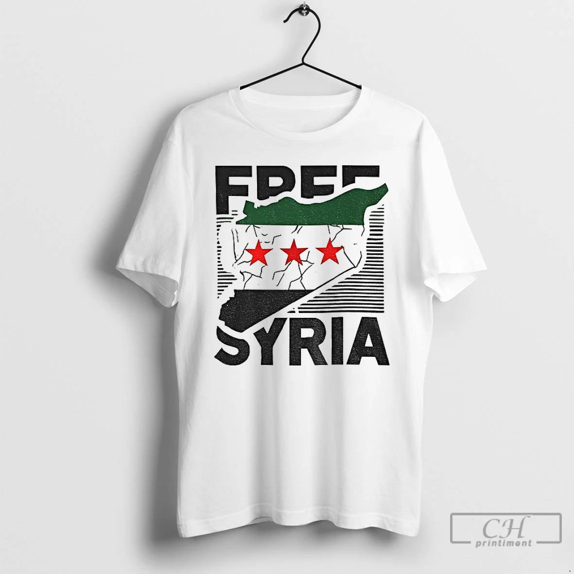 Premium Free Syria Flag Map 2025 T-Shirts, Hoodie, Sweatshirt | AU18TeeNovaLab.com