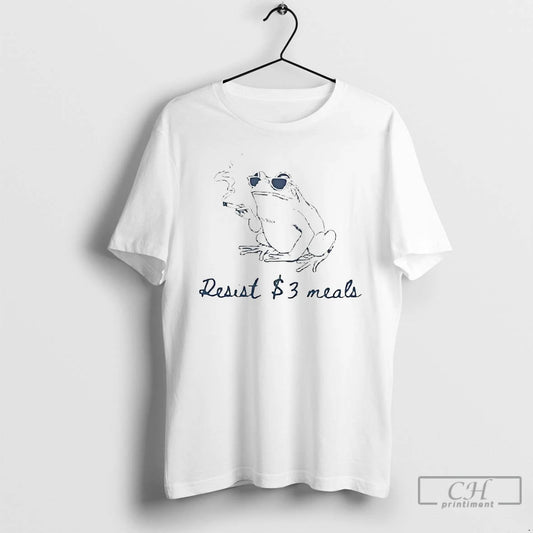 Premium Frog Smoking Resist 3 Dollar Meals T-Shirts, Hoodie, Sweatshirt | AU18TeeNovaLab.com
