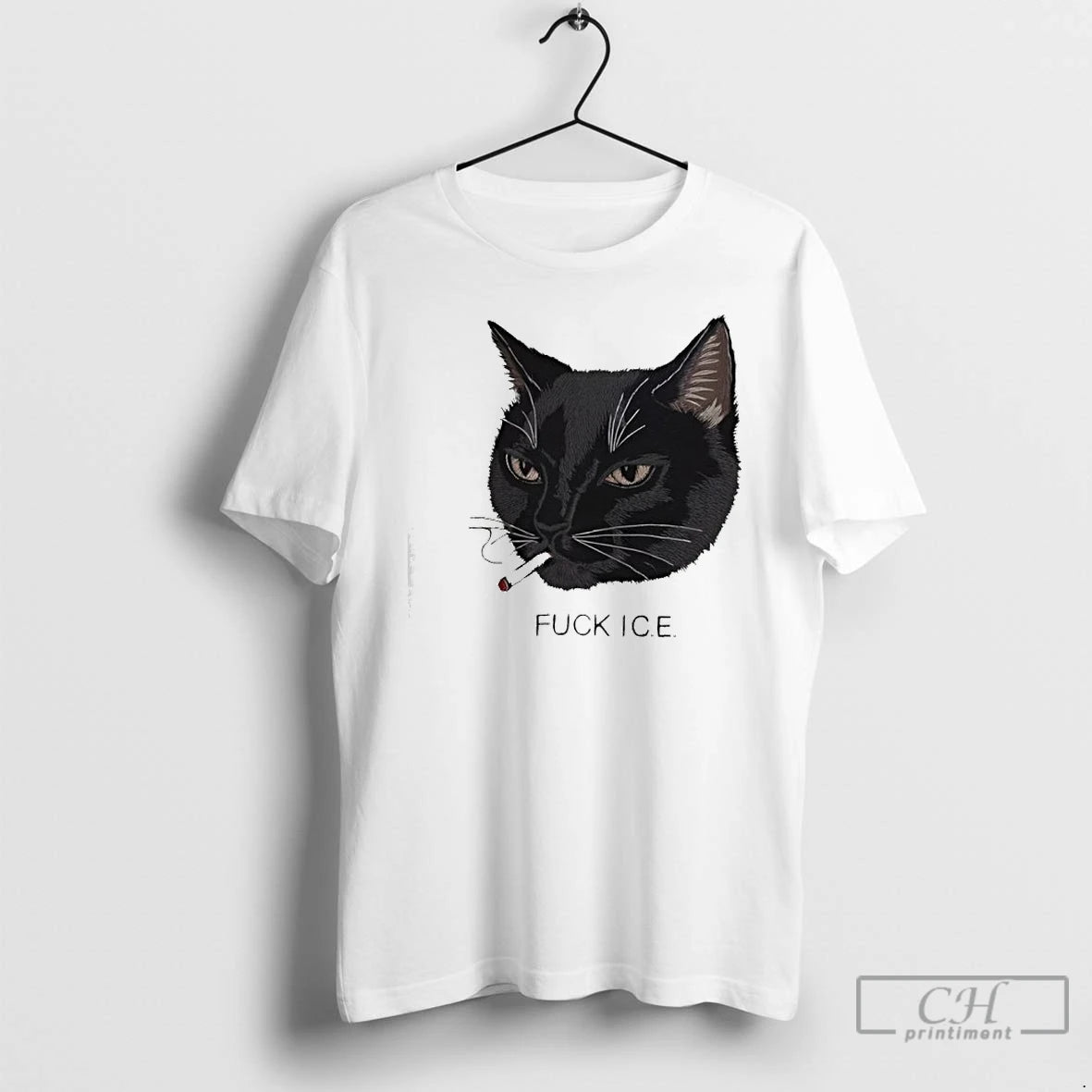 Premium Fuck Ice Smoking Cat T-Shirts, Hoodie, Sweatshirt | AU18TeeNovaLab.com