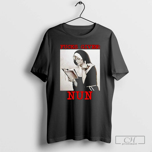 Premium Fucks Given Nun Smoking Christmas Shirt Sweater Hoodie, Sweatshirt | AU18TeeNovaLab.com