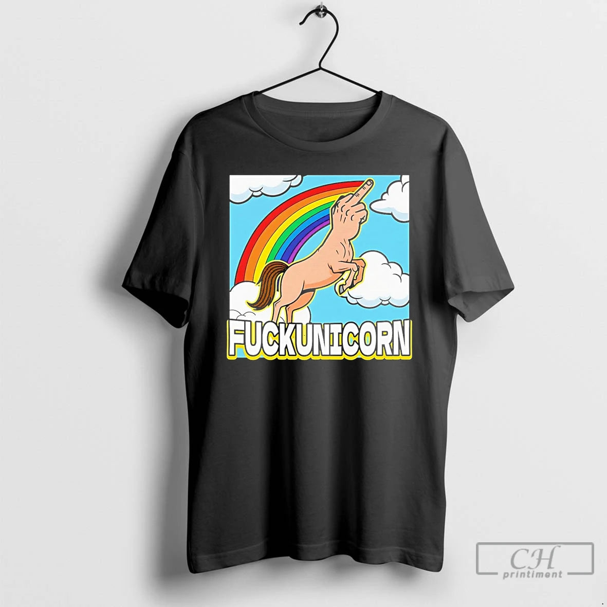 Premium Fuckunicorn Unicorn Middle Finger T-Shirts, Hoodie, Sweatshirt | AU18TeeNovaLab.com