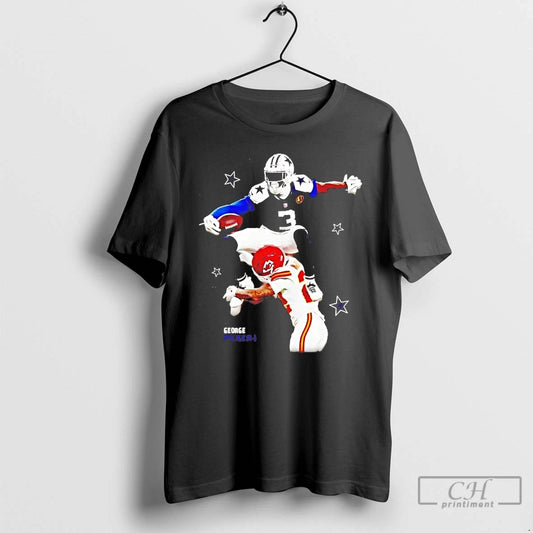 Premium George Pickens Leaps Over Trent Mcduffie T-Shirts, Hoodie, Sweatshirt | AU18TeeNovaLab.com
