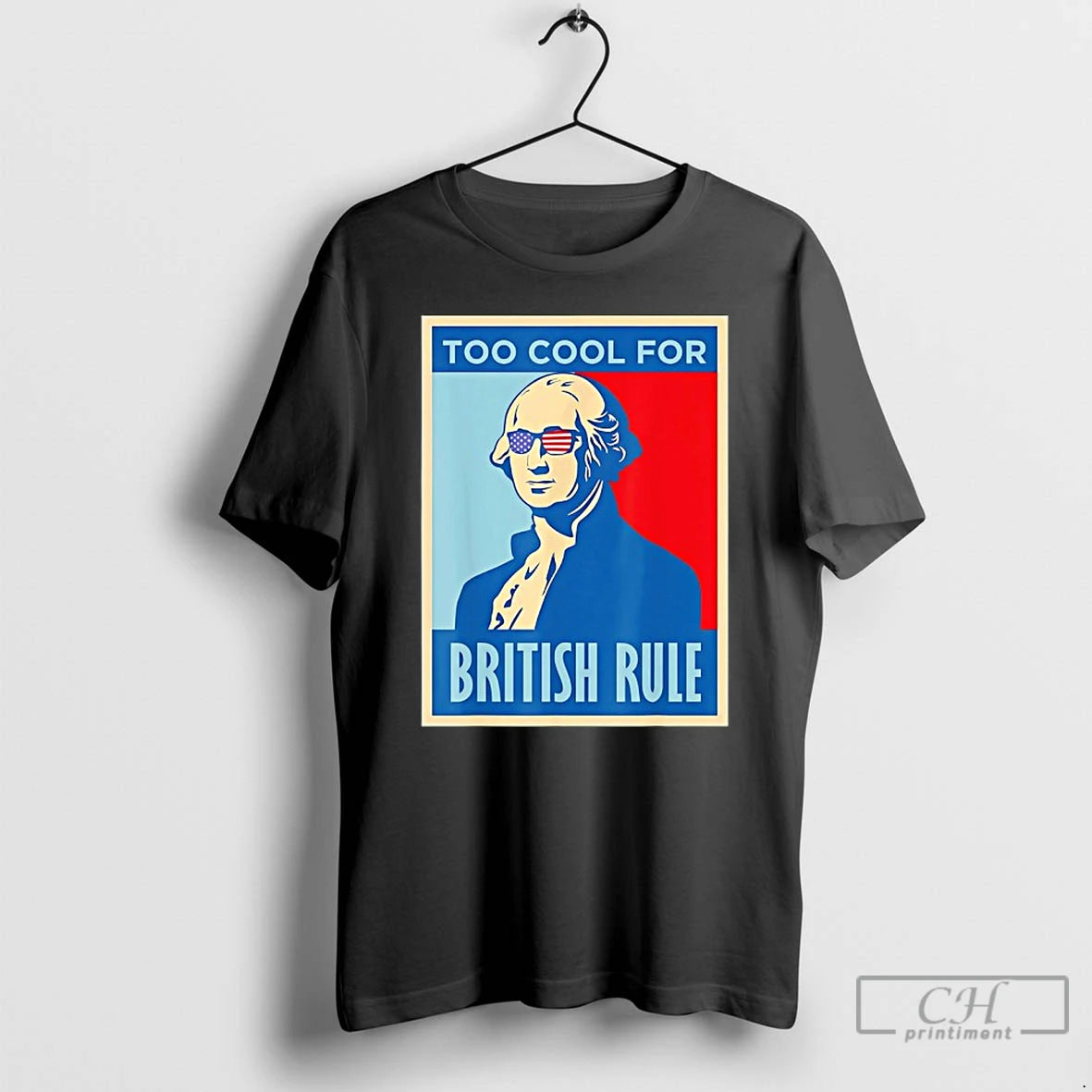 Premium George Washington Too Cool For British Rule T-Shirts, Hoodie, Sweatshirt | AU18TeeNovaLab.com