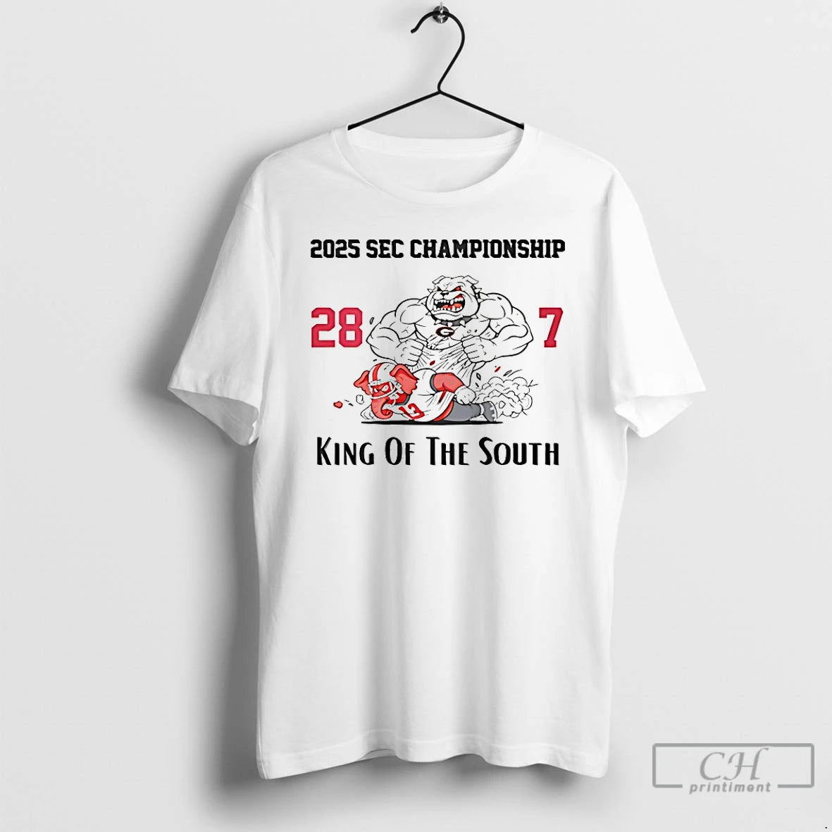 Premium Georgia Bulldogs 2025 Sec Championship King Of The South T-Shirts, Hoodie, Sweatshirt | AU18TeeNovaLab.com