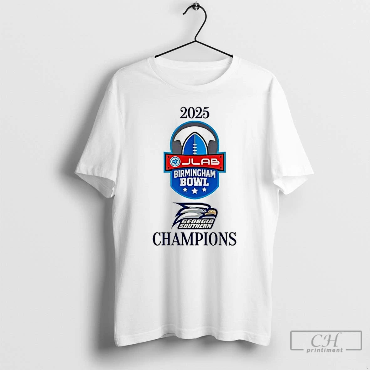 Premium Georgia Southern 2025 Birmingham Bowl Champions Logo T-Shirts, Hoodie, Sweatshirt | AU18TeeNovaLab.com