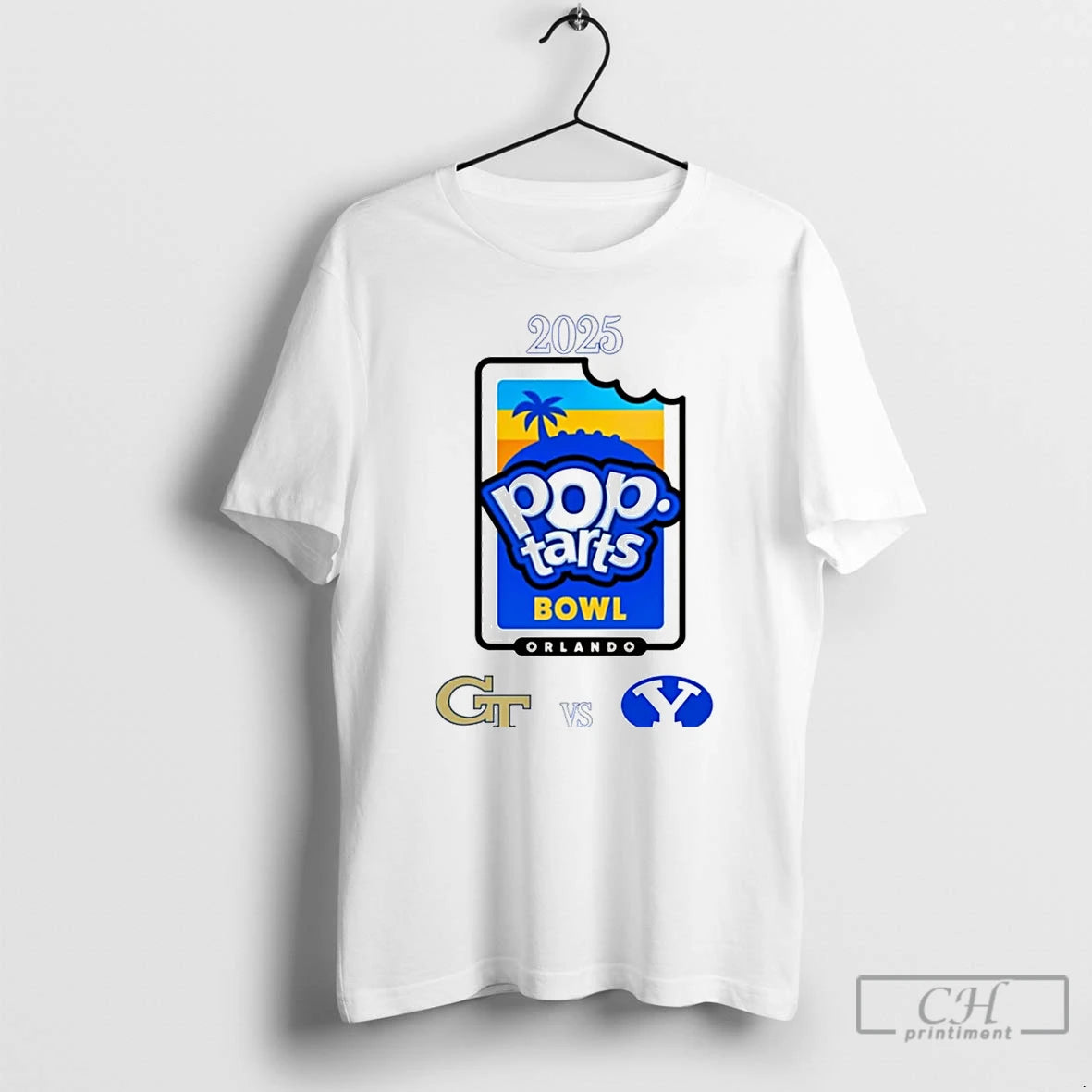 Premium Georgia Tech Yellow Jackets Vs Byu Cougars 2025 Pop Tarts Bowl T Shirts Sweater Hoodie, Sweatshirt