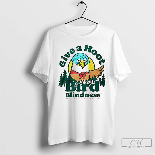 Premium Give A Hoot About Bird Blindness Christmas T-Shirts, Hoodie, Sweatshirt | AU18TeeNovaLab.com
