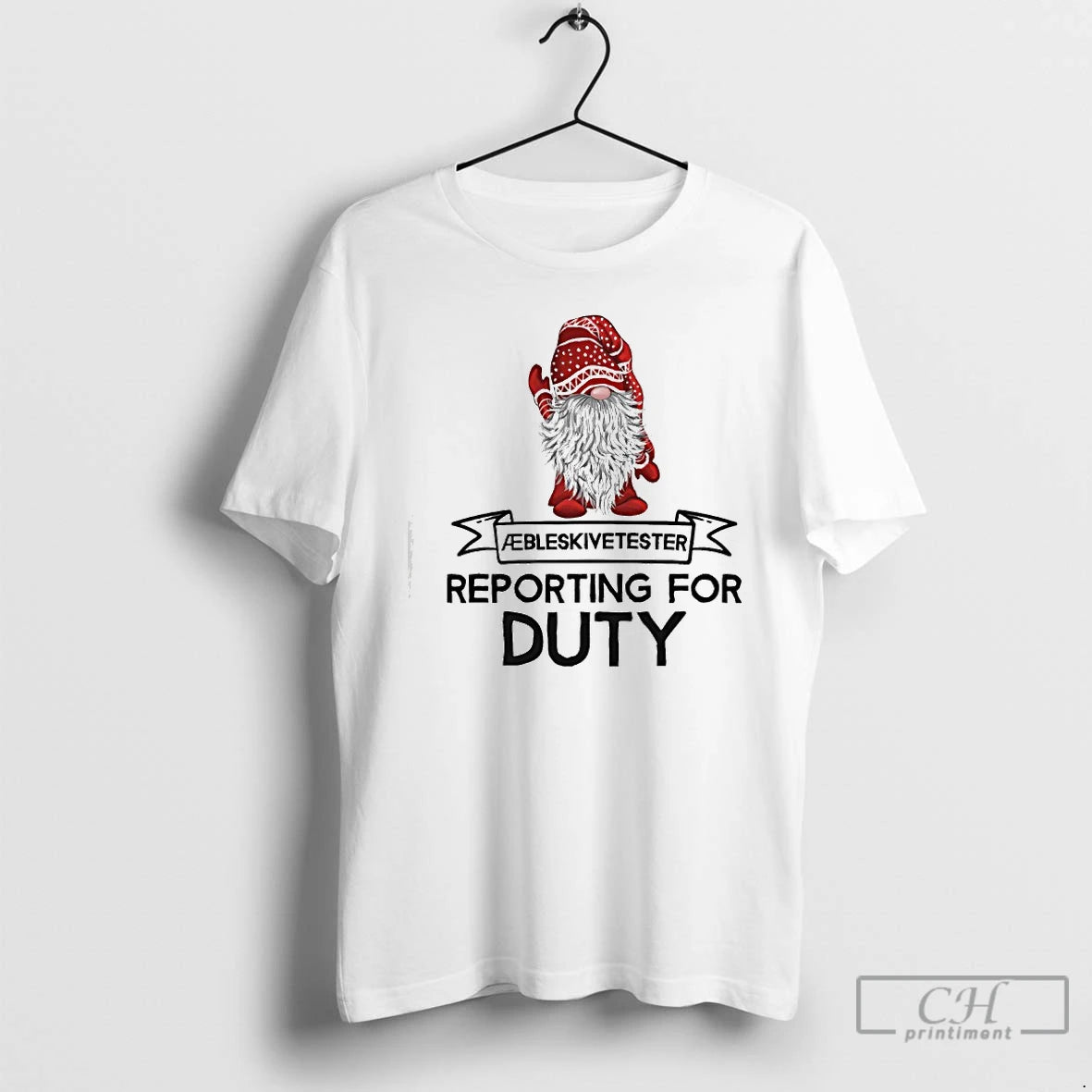 Premium Gnome Aebleskiver Tester Reporting For Duty T-Shirts, Hoodie, Sweatshirt | AU18TeeNovaLab.com