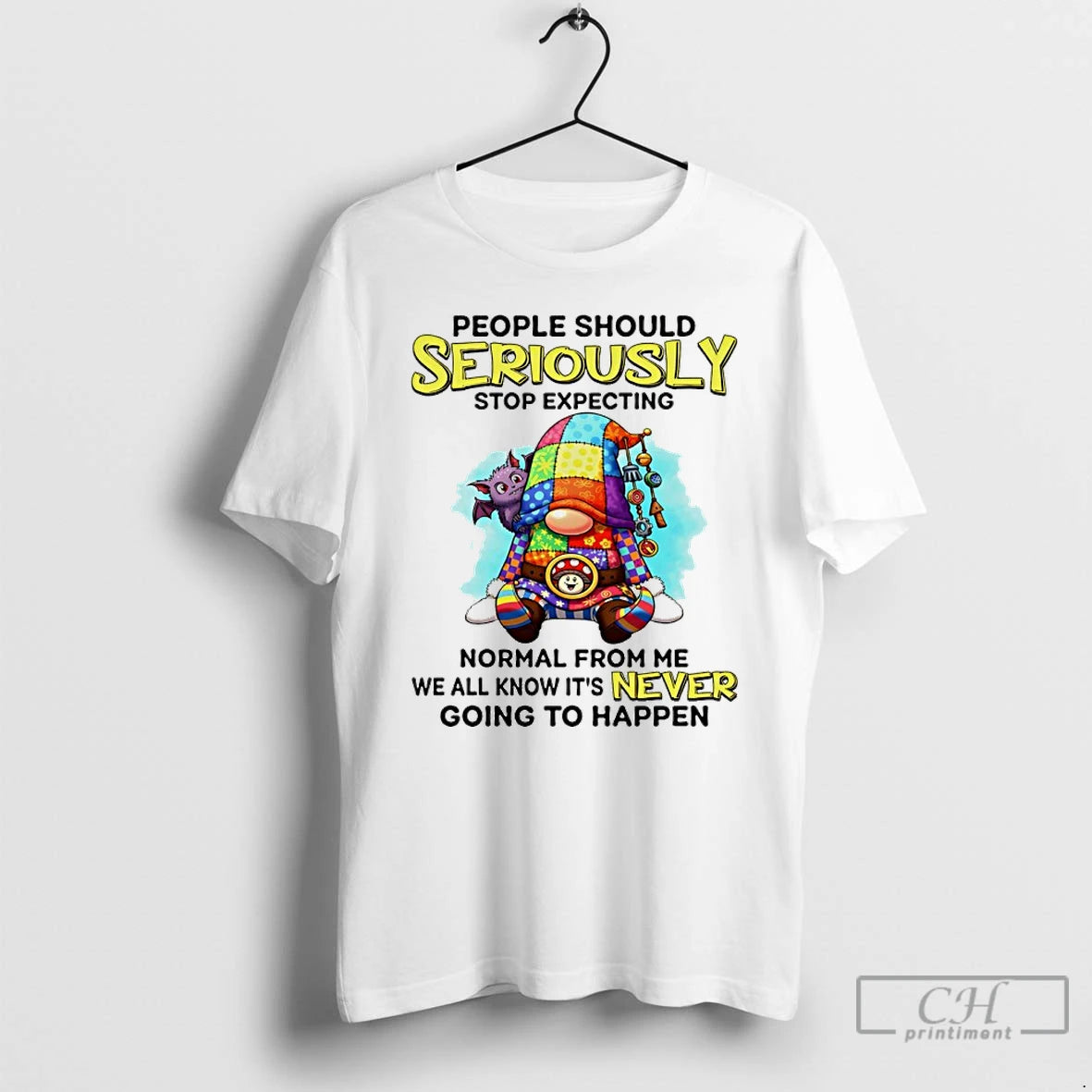Premium Gnome People Should Seriously Stop Expecting Normal From Me T-Shirts, Hoodie, Sweatshirt | AU18TeeNovaLab.com