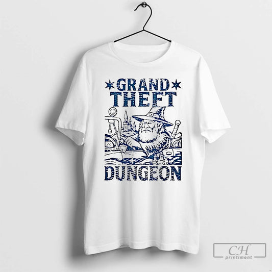 Premium Grand Theft Dungeon D And D Parody T-Shirts, Hoodie, Sweatshirt | AU18TeeNovaLab.com