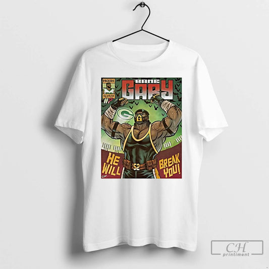 Premium Green Bay Packers Bane Gary Comic T-Shirts, Hoodie, Sweatshirt | AU18TeeNovaLab.com