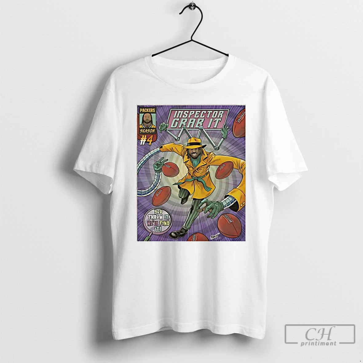 Premium Green Bay Packers Keisean Inspector Crab It T-Shirts, Hoodie, Sweatshirt | AU18TeeNovaLab.com