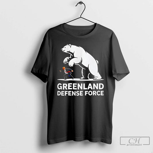 Premium Greenland Defense Force Funny Trump T-Shirts, Hoodie, Sweatshirt | AU18TeeNovaLab.com