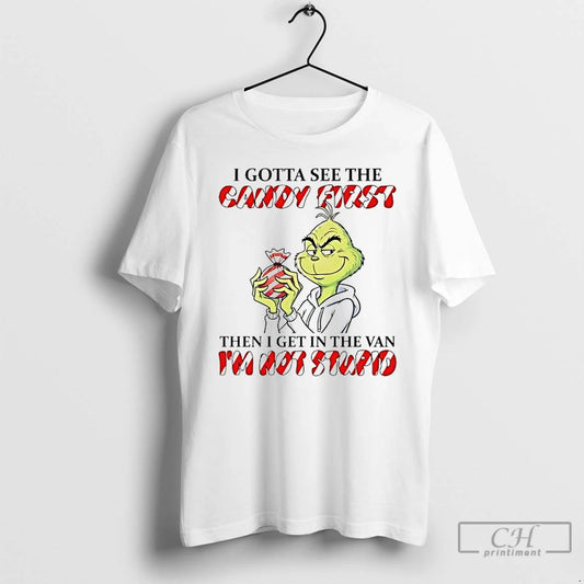 Premium Grinch I Gotta See The Andy First Then I Get In The Van Im T-Shirts, Hoodie, Sweatshirt | AU18TeeNovaLab.com