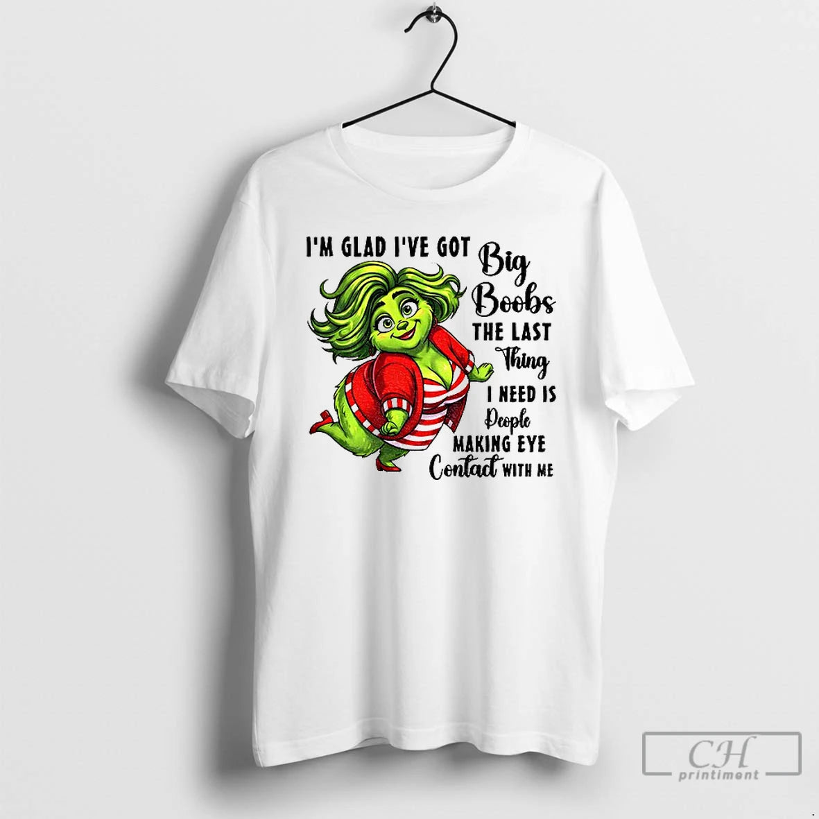 Premium Grinch Im Glad Ive Got Big Boobs The Last Thing I Need Is People T-Shirts, Hoodie, Sweatshirt | AU18TeeNovaLab.com