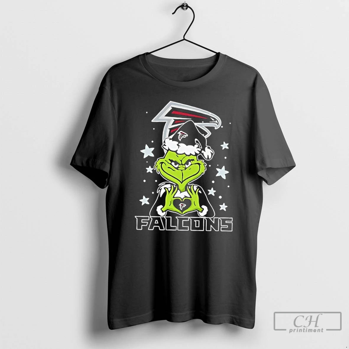 Premium Grinch Love Atlanta Falcons Football Merry Christmas T-Shirts, Hoodie, Sweatshirt | AU18TeeNovaLab.com