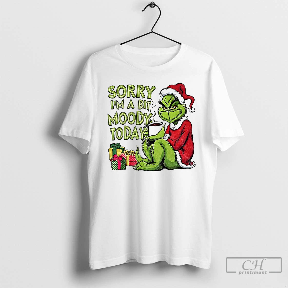 Premium Grinch Xmas Sorry Im A Bit Moody Today Christmas T-Shirts, Hoodie, Sweatshirt | AU18TeeNovaLab.com