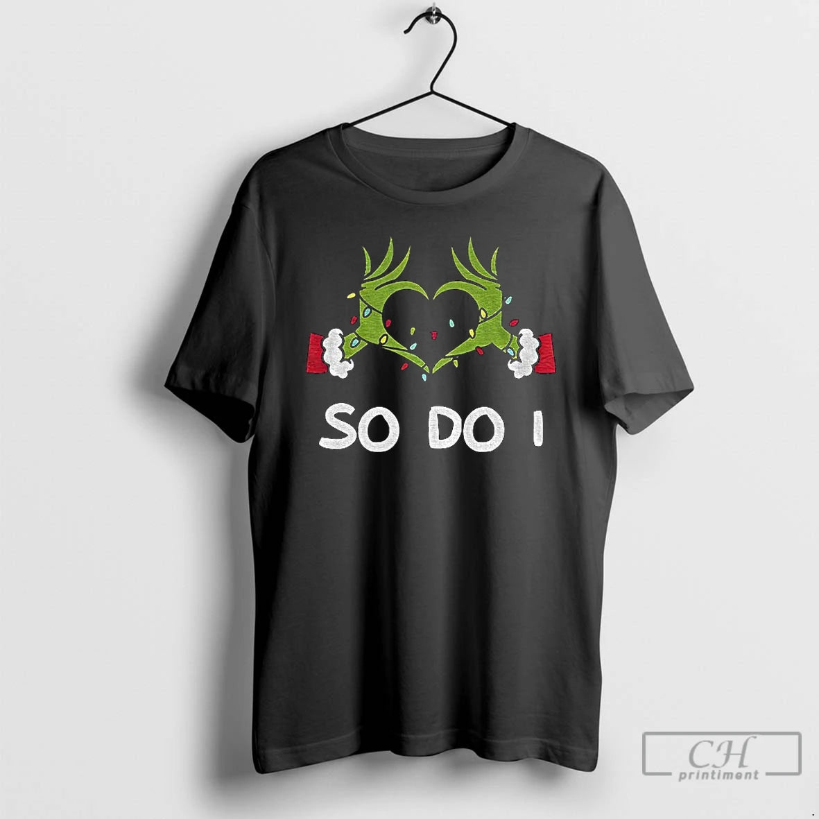 Premium Grinch Love Hands Sign So Do I Merry Christmas T-Shirts, Hoodie, Sweatshirt | AU18TeeNovaLab.com