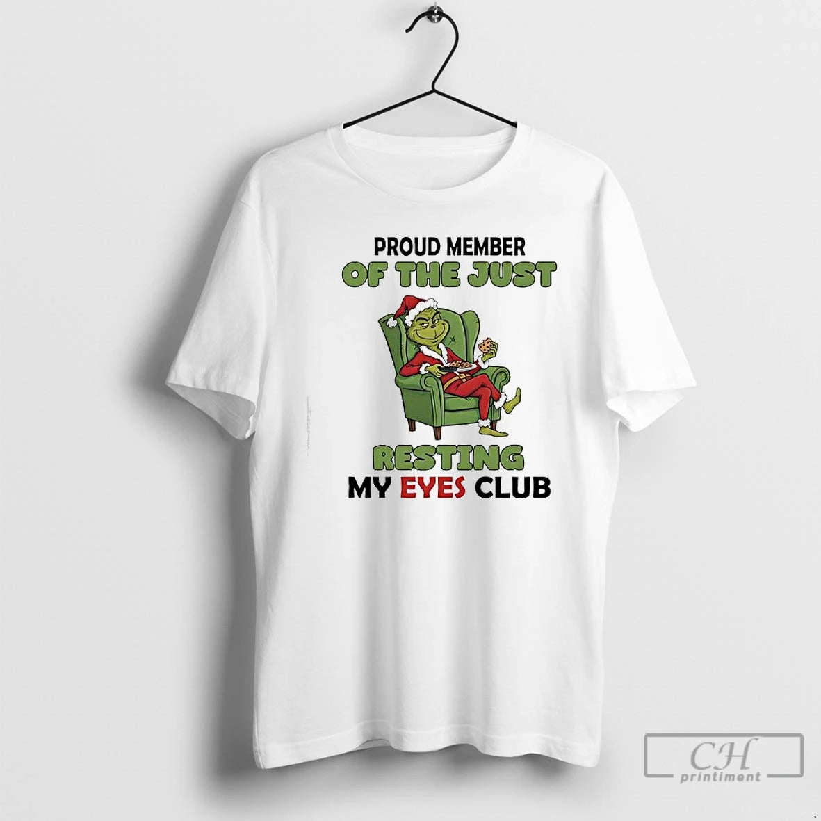 Premium Grinch Proud Member Of The Just Resting My Eyes Club T-Shirts, Hoodie, Sweatshirt | AU18TeeNovaLab.com