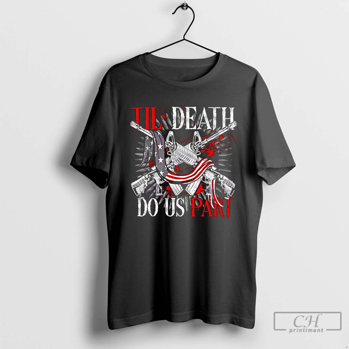Premium Guns Til Death Do Us Part T-Shirts, Hoodie, Sweatshirt | AU18TeeNovaLab.com