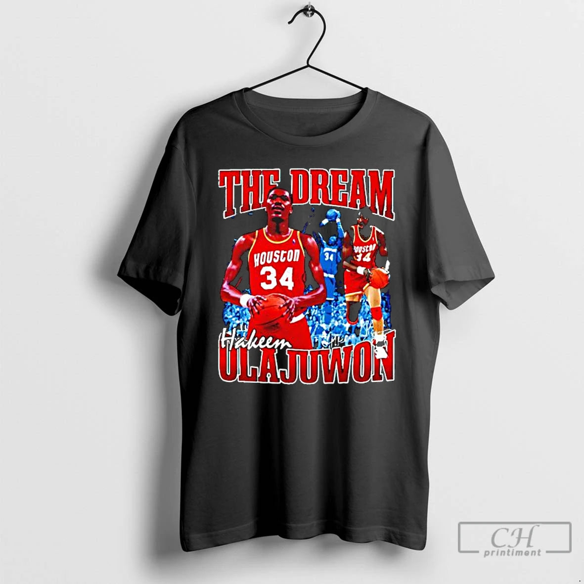 Premium Hakeem Olajuwon The Dream Basketball Legend Signature Vintage T-Shirts, Hoodie, Sweatshirt | AU18TeeNovaLab.com