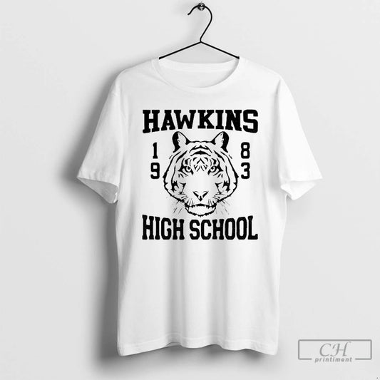 Premium Hawkins High School Tiger T-Shirts, Hoodie, Sweatshirt | AU18TeeNovaLab.com