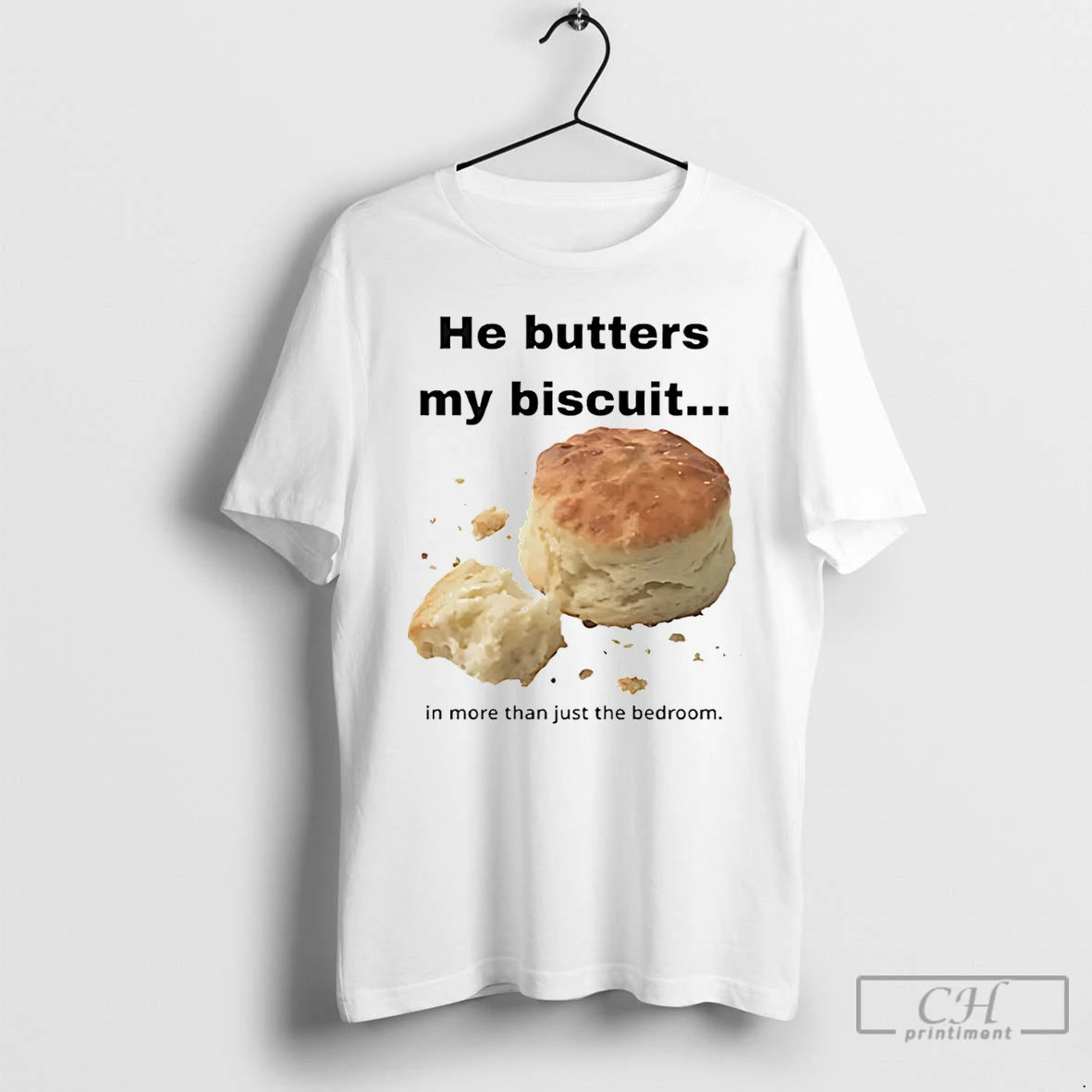 Premium He Butters My Biscuit In More Than Just The Bedroom T-Shirts, Hoodie, Sweatshirt | AU18TeeNovaLab.com
