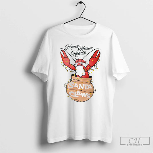 Premium Heaux Heaux Heaux Santa Claws Christmas T-Shirts, Hoodie, Sweatshirt | AU18TeeNovaLab.com
